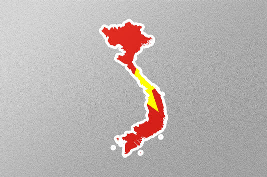 Wholesale Vietnam Country Flag Sticker