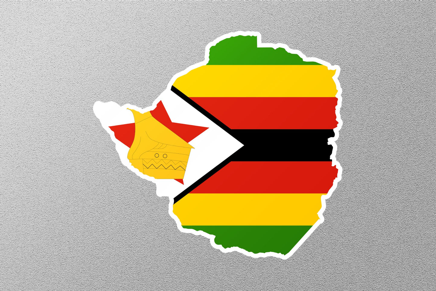 Wholesale Zimbabwe Country Flag Sticker