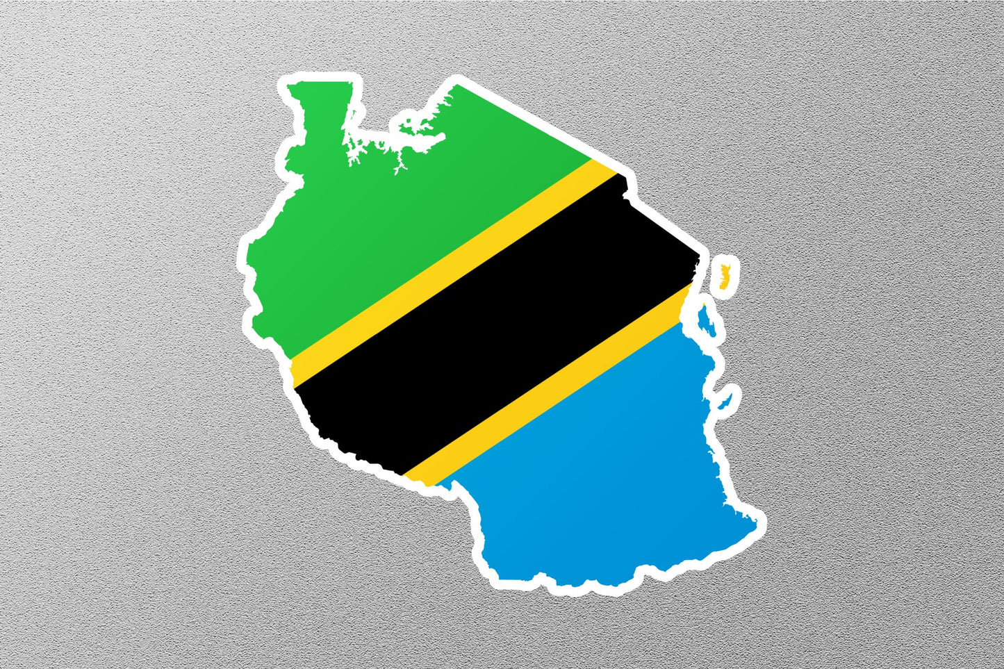 Wholesale Tanzania Country Flag Sticker