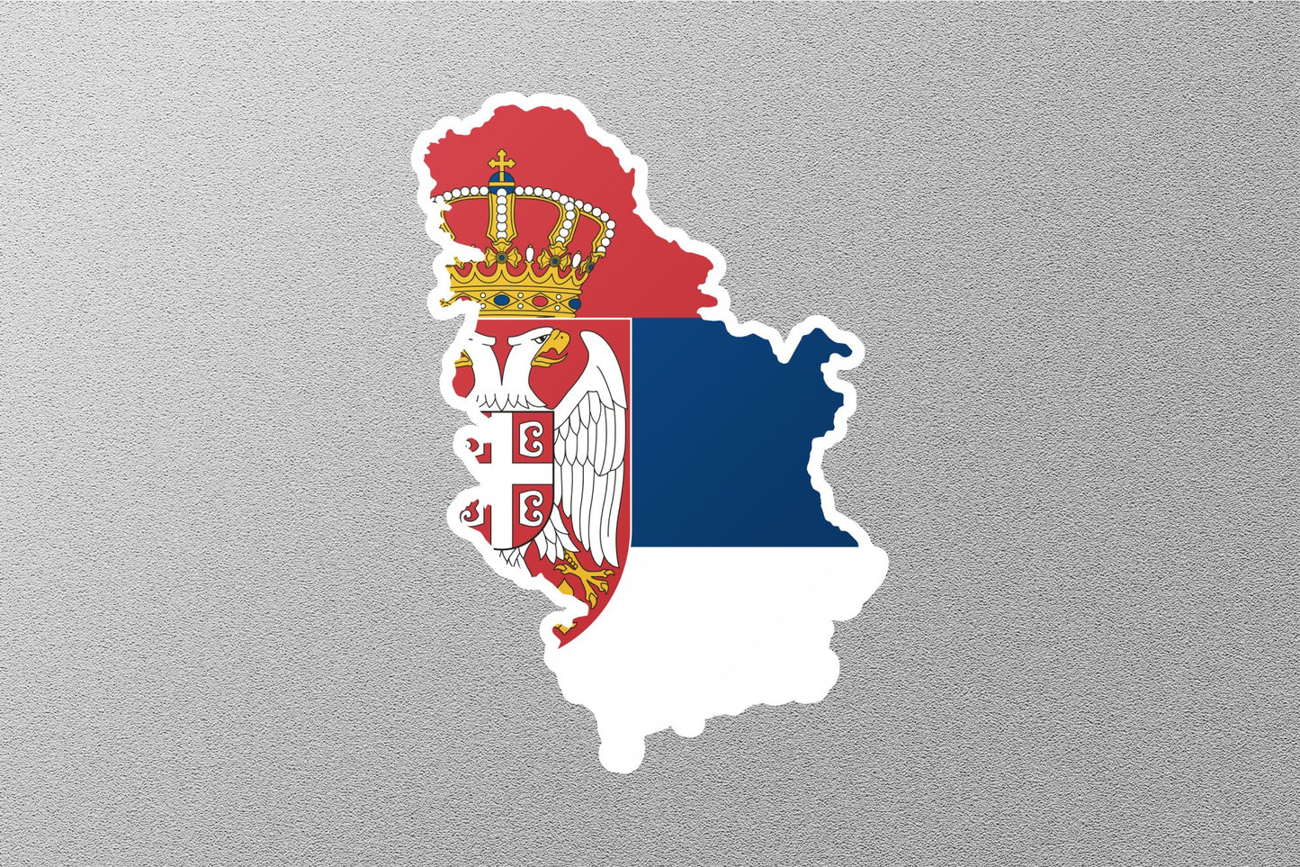 Wholesale Serbia Country Flag Sticker