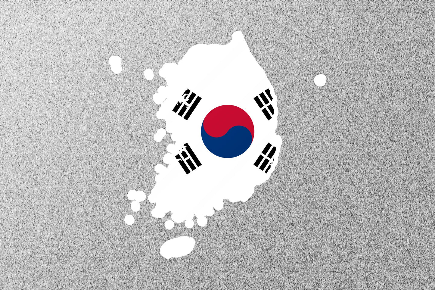 Wholesale South Korea Country Flag Sticker