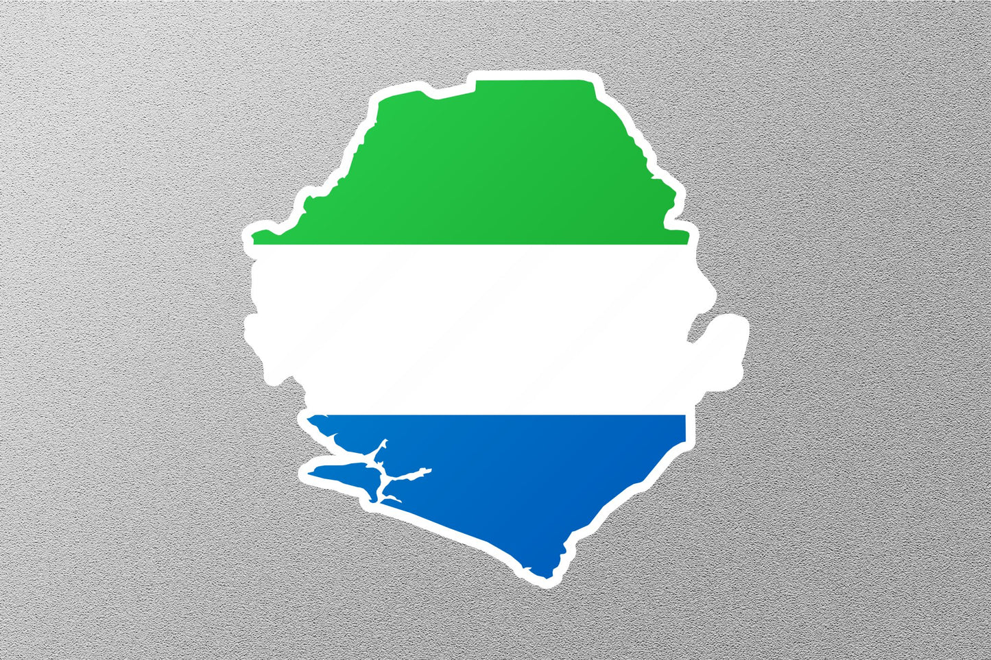 Wholesale Sierra Leone Country Flag Sticker