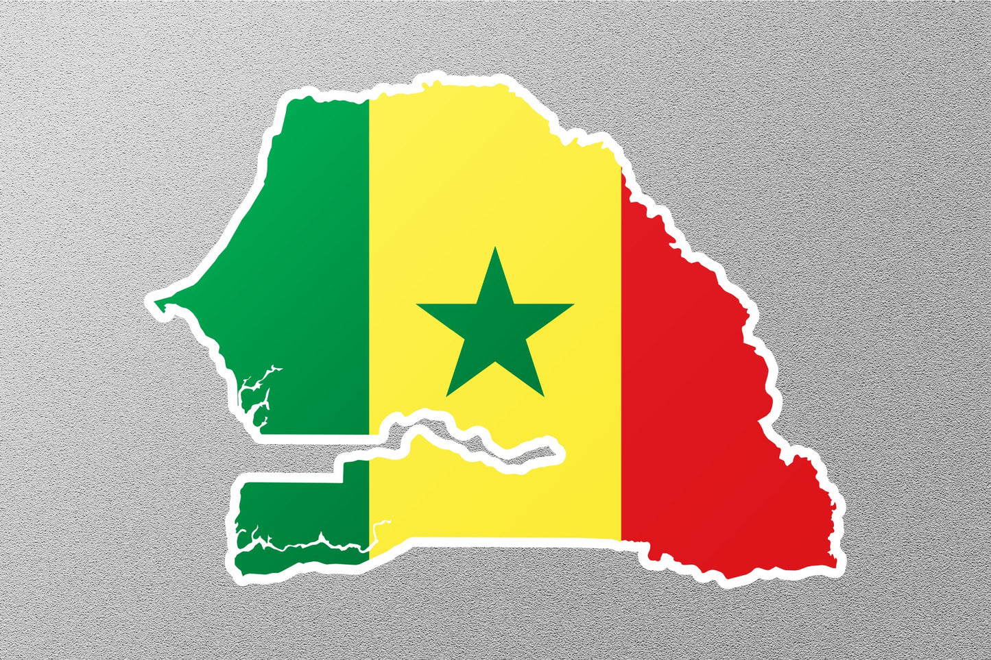 Wholesale Senegal Country Flag Sticker