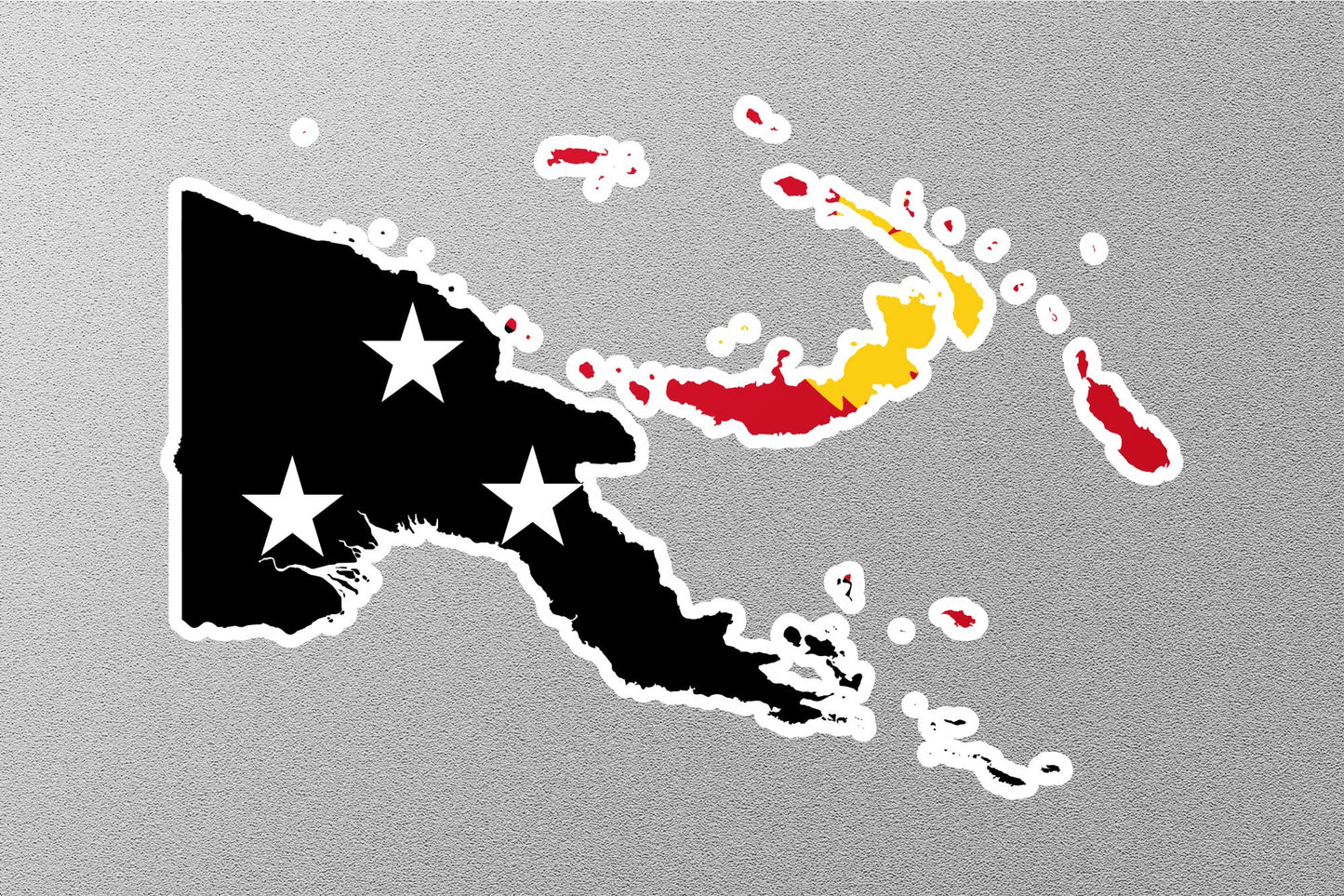 Wholesale Papua New Guinea Country Flag Sticker