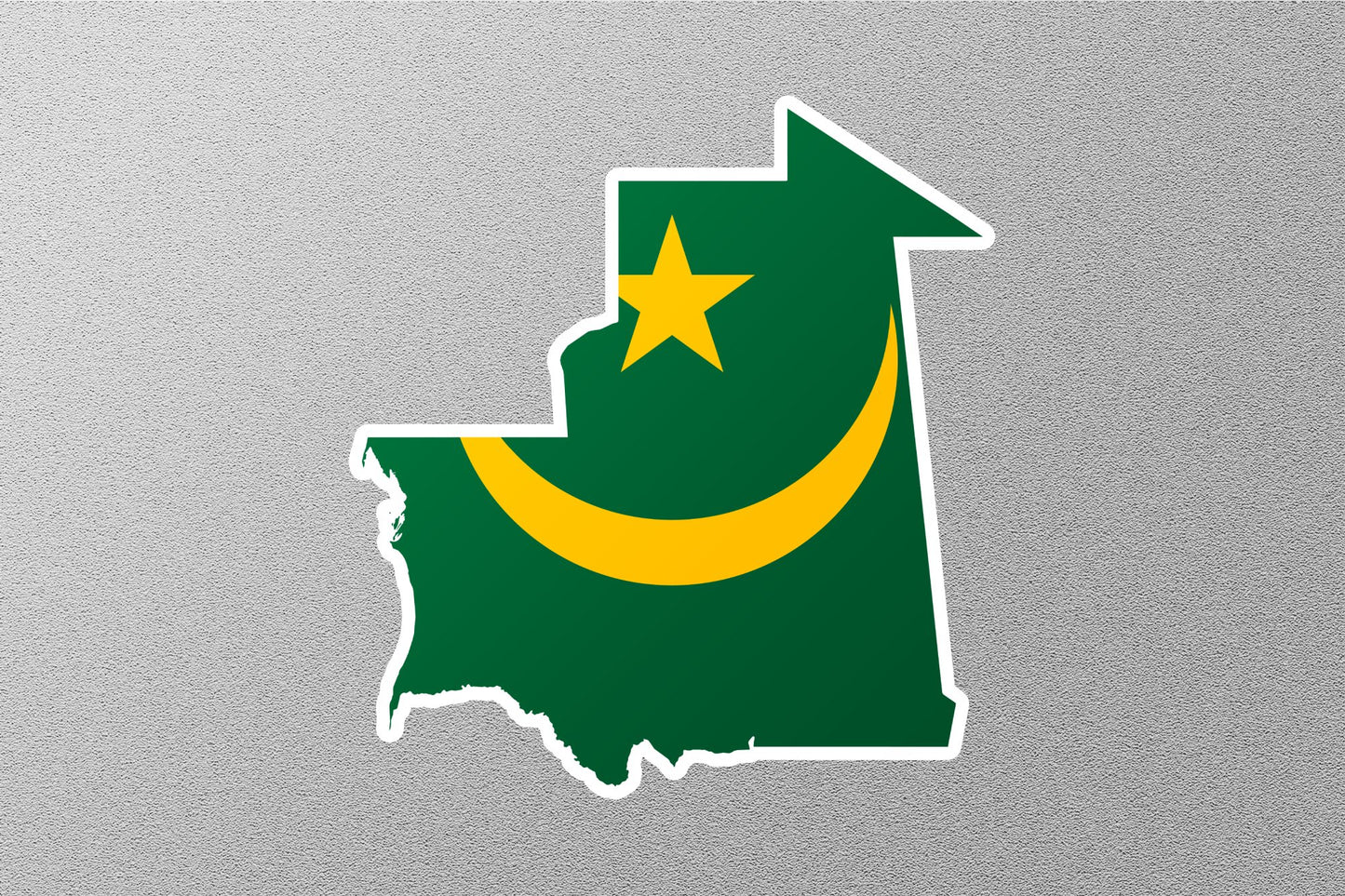 Wholesale Flag of Mauritania Sticker