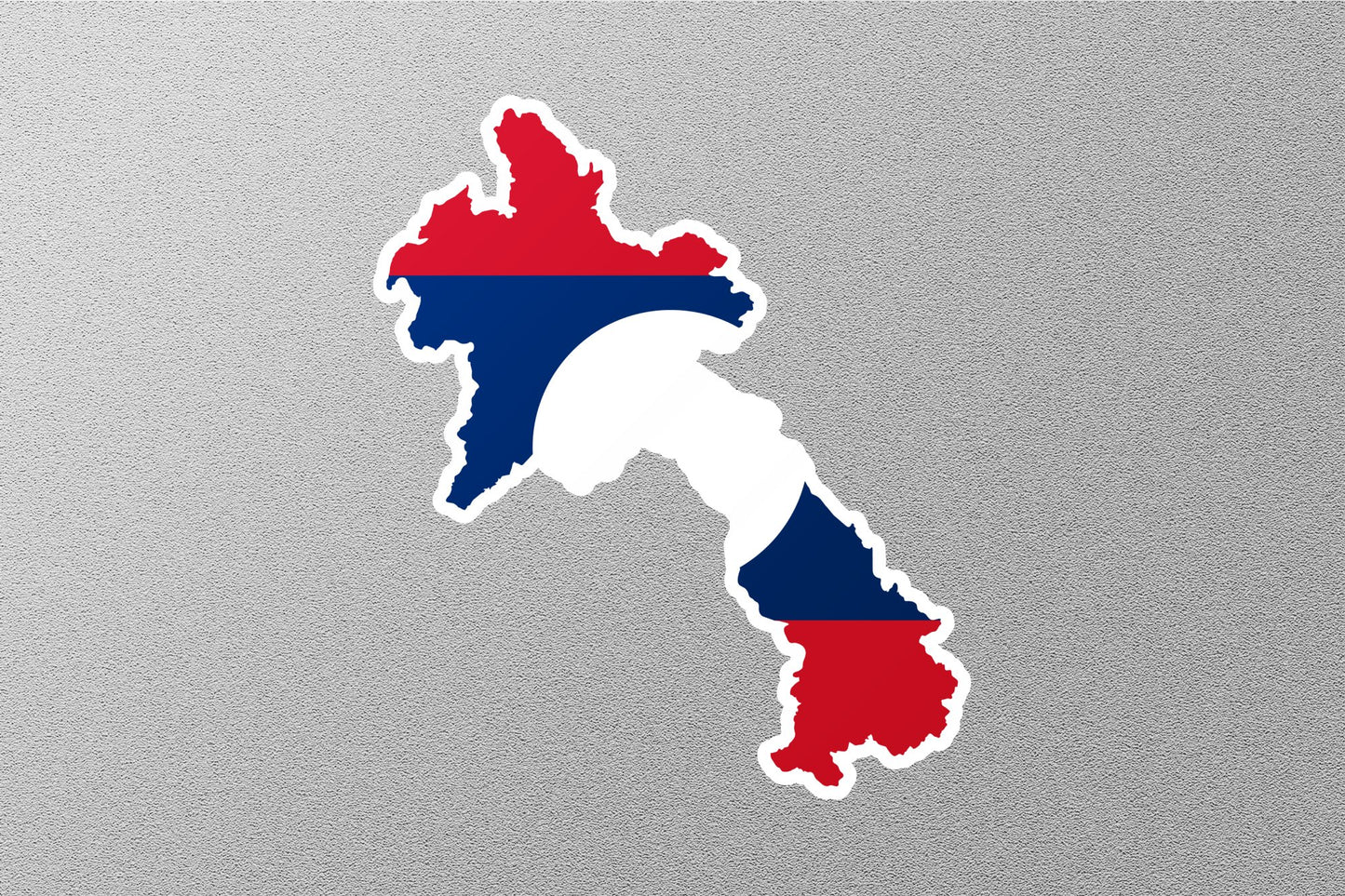 Wholesale Laos Country Flag Sticker