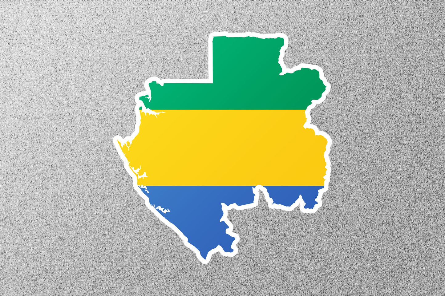 Wholesale Flag of Gabon Sticker