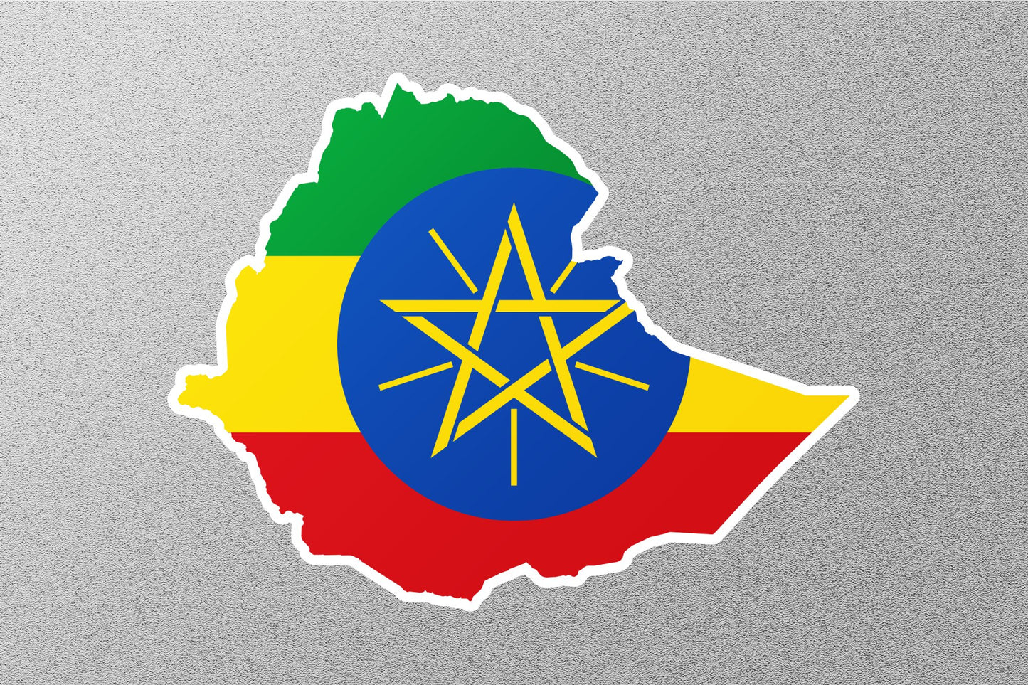 Wholesale Flag of Ethiopia Sticker