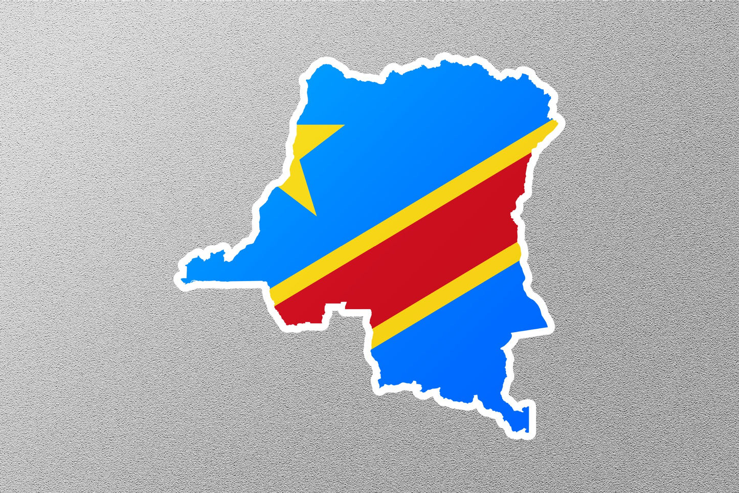 Wholesale Flag of Democratic Republic of the Congo Sticker