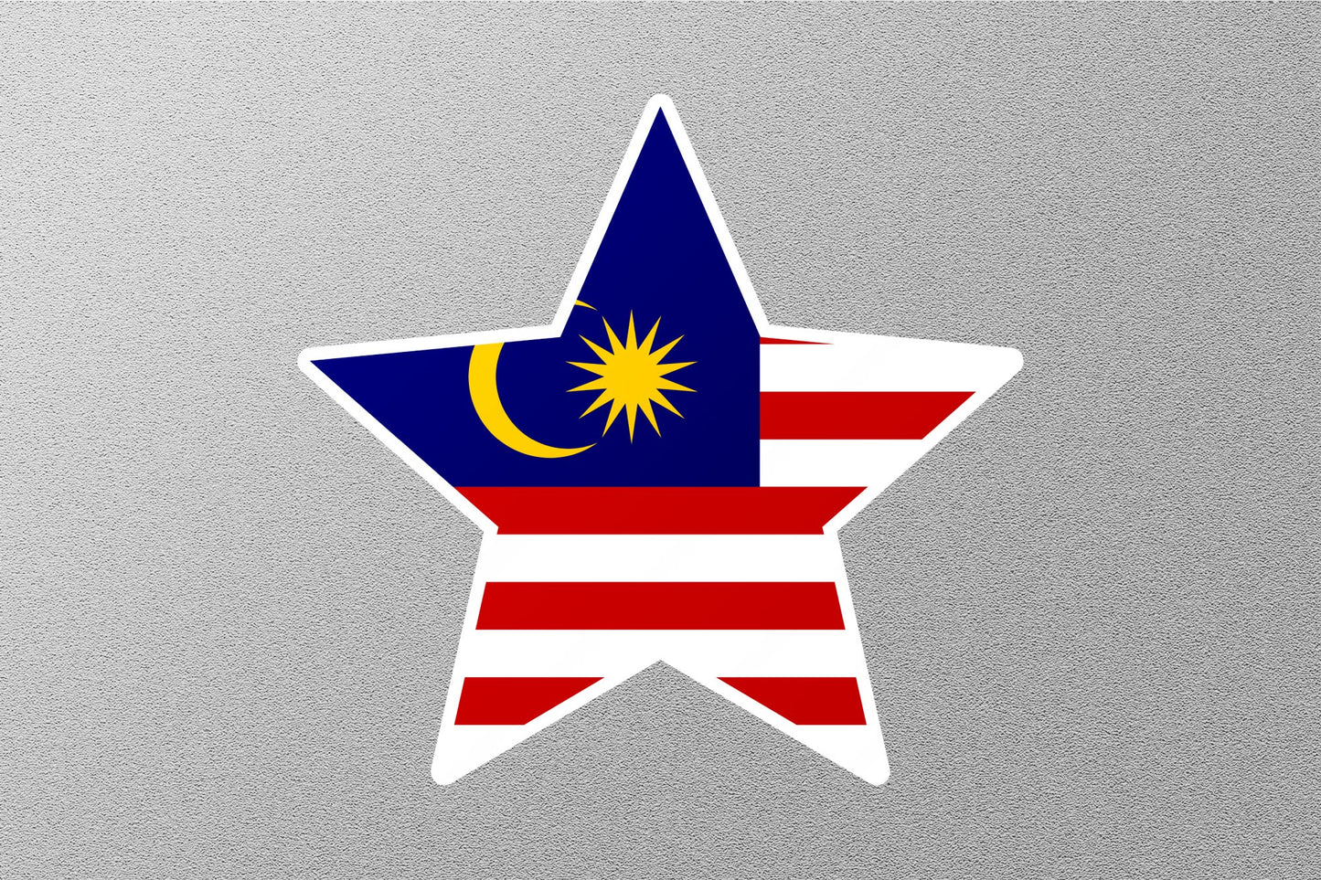 Wholesale Malaysia Star Flag Sticker