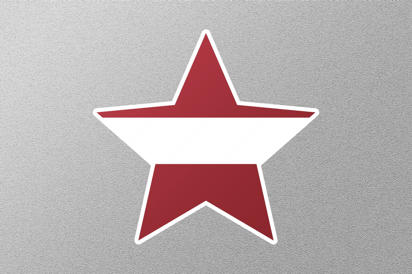 Wholesale Latvia Star Flag Sticker