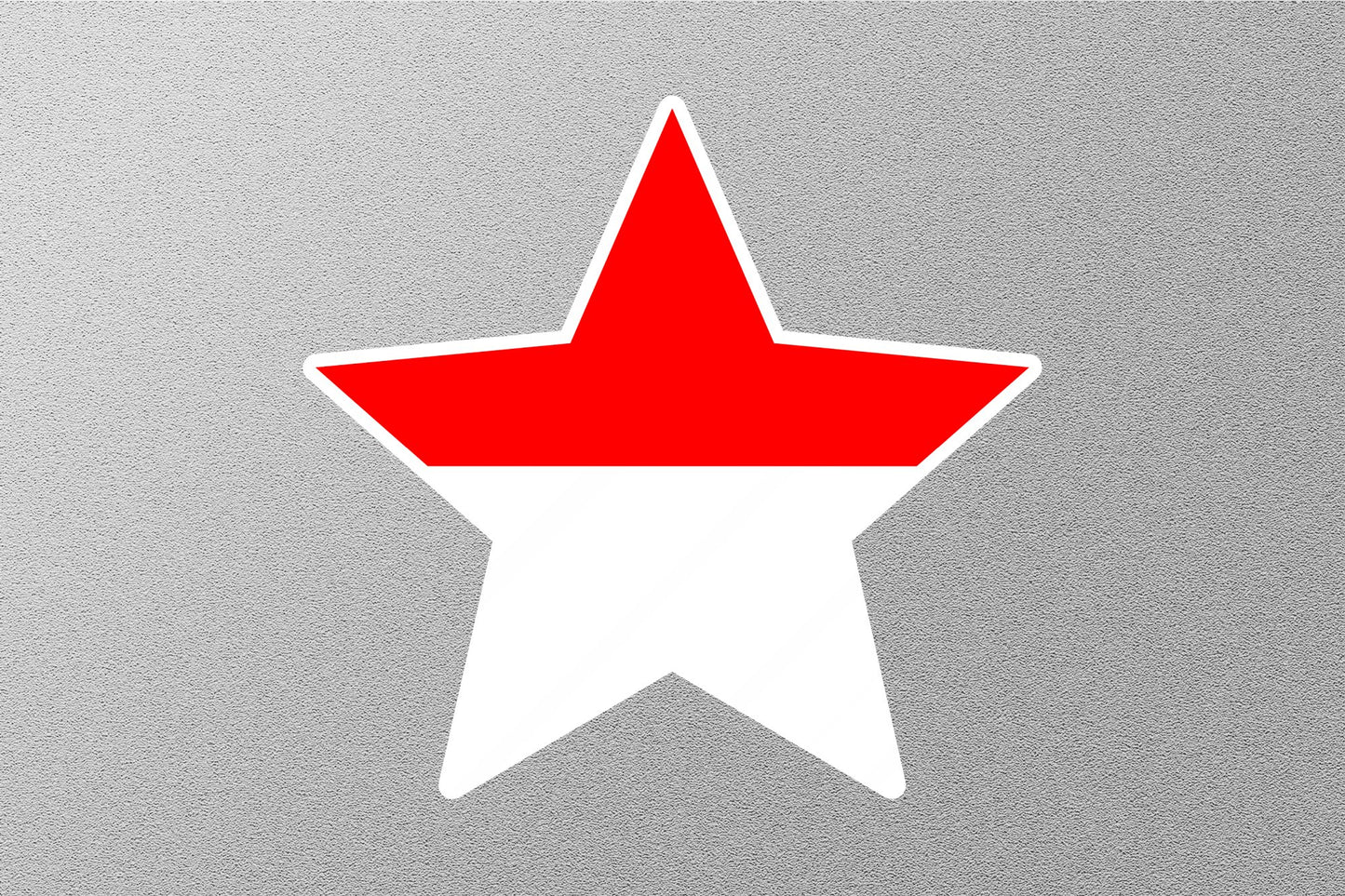 Wholesale Indonesia Star Flag Sticker