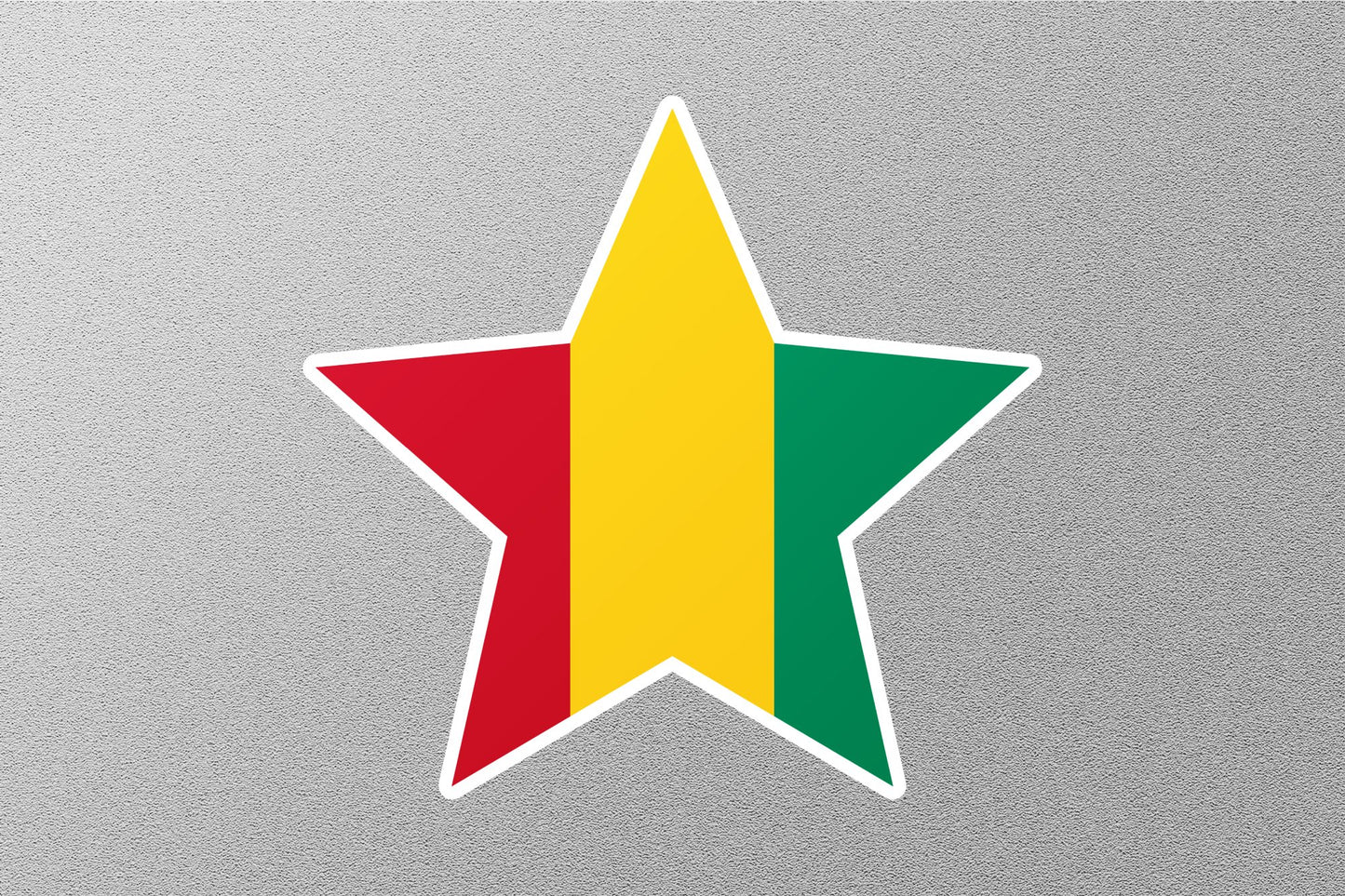 Wholesale Guinea Star Flag Sticker