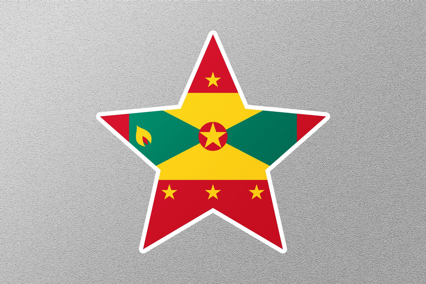 Wholesale Grenada Star Flag Sticker