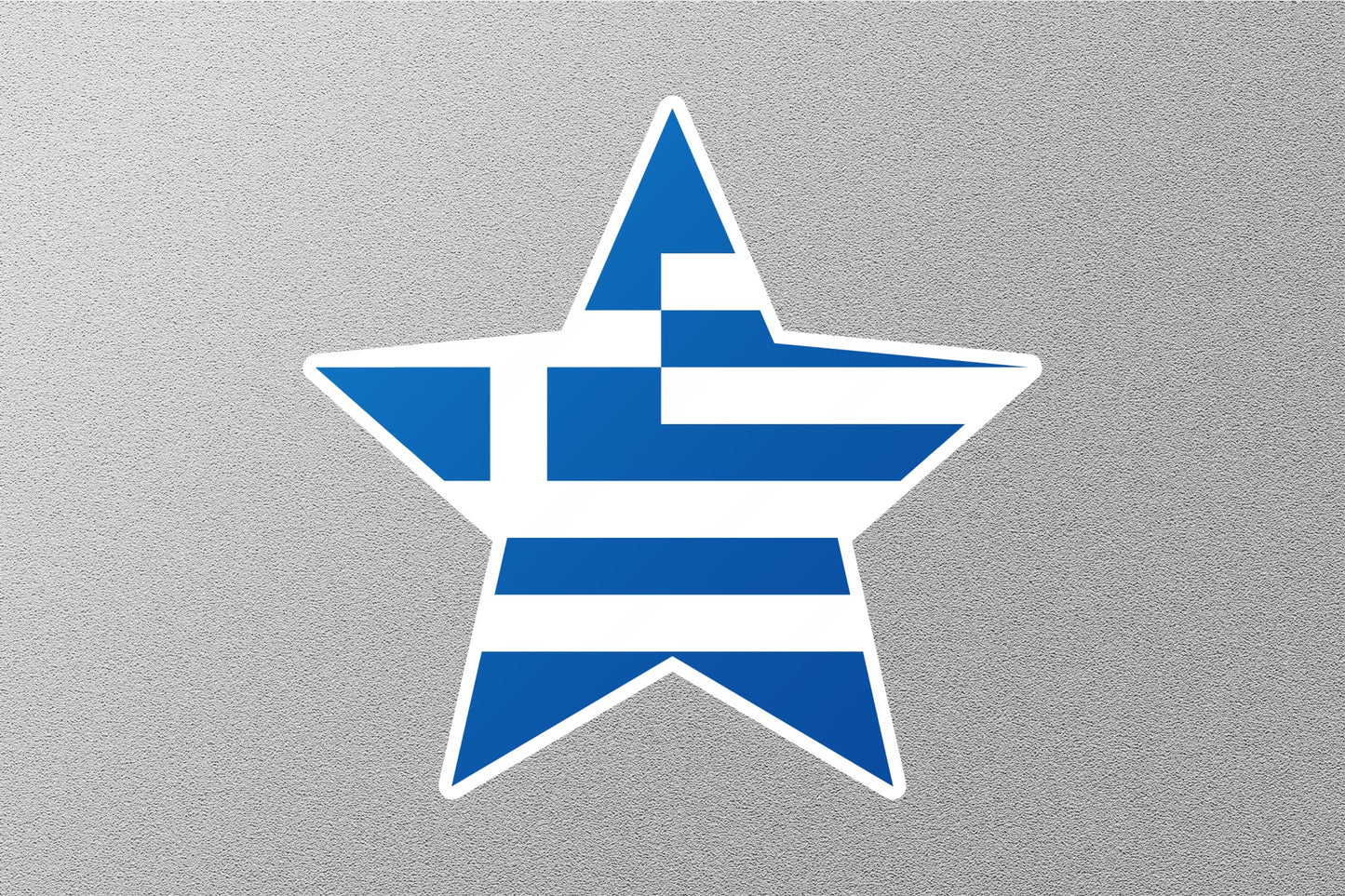 Wholesale Greece Star Flag Sticker