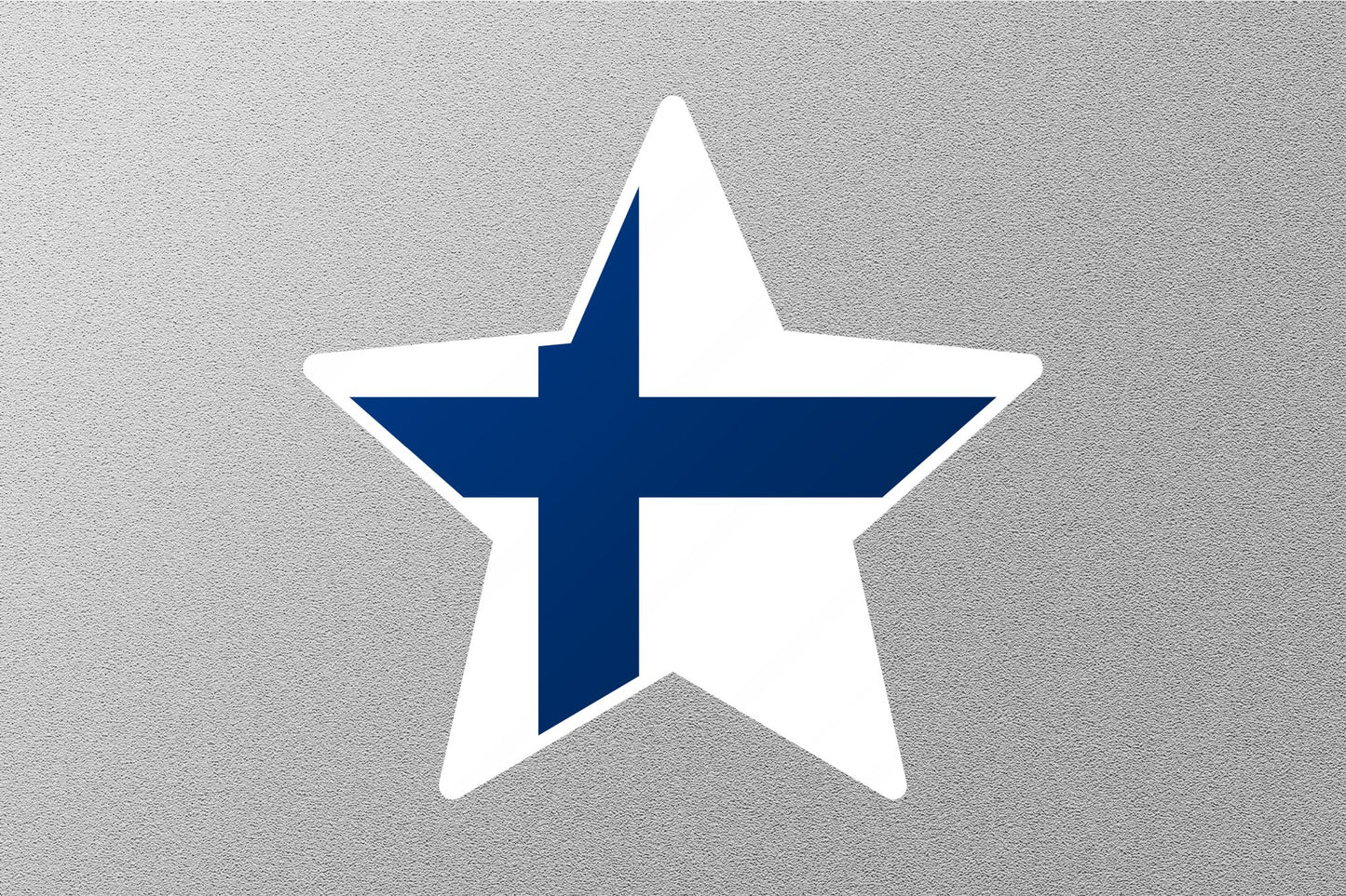 Wholesale Finland Star Flag Sticker