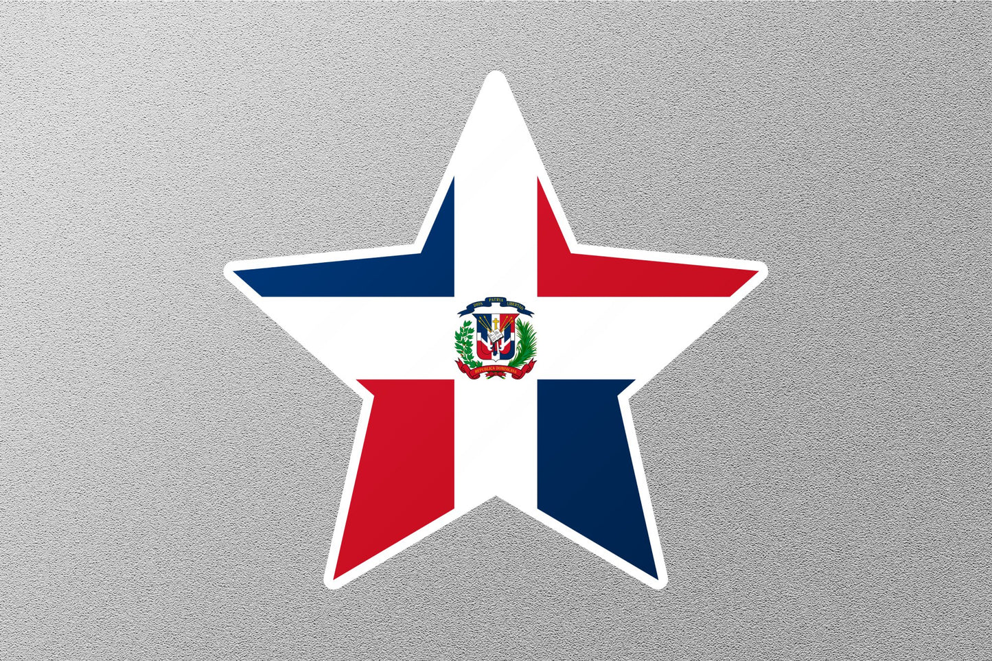 Wholesale Dominican Republic Flag Sticker