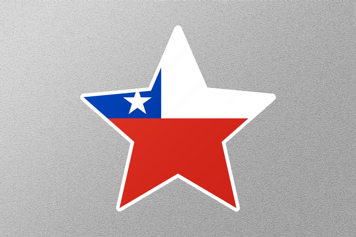 Wholesale Chile Star Flag Sticker