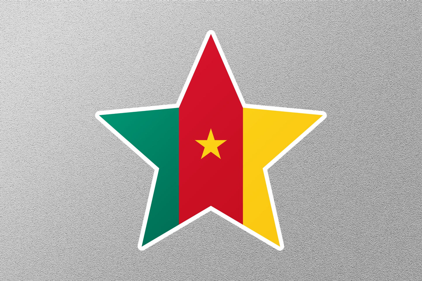 Wholesale Cameroon Star Flag Sticker