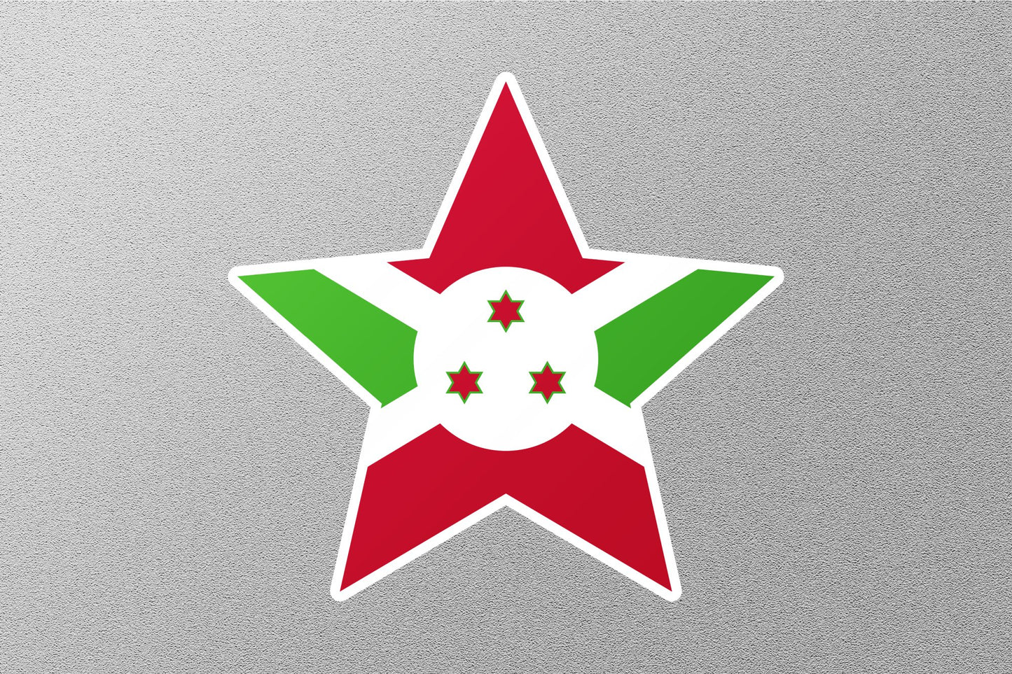 Wholesale Burundi Star Flag Sticker