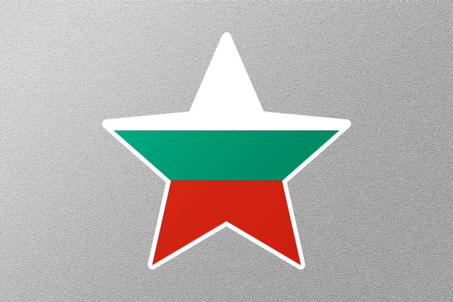Wholesale Bulgaria Star Flag Sticker