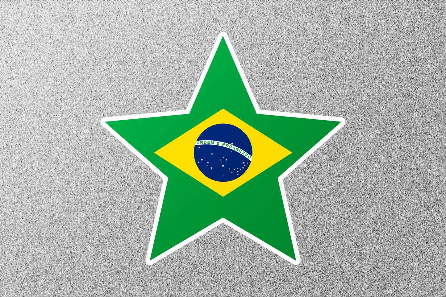 Wholesale Brazil Star Flag Sticker