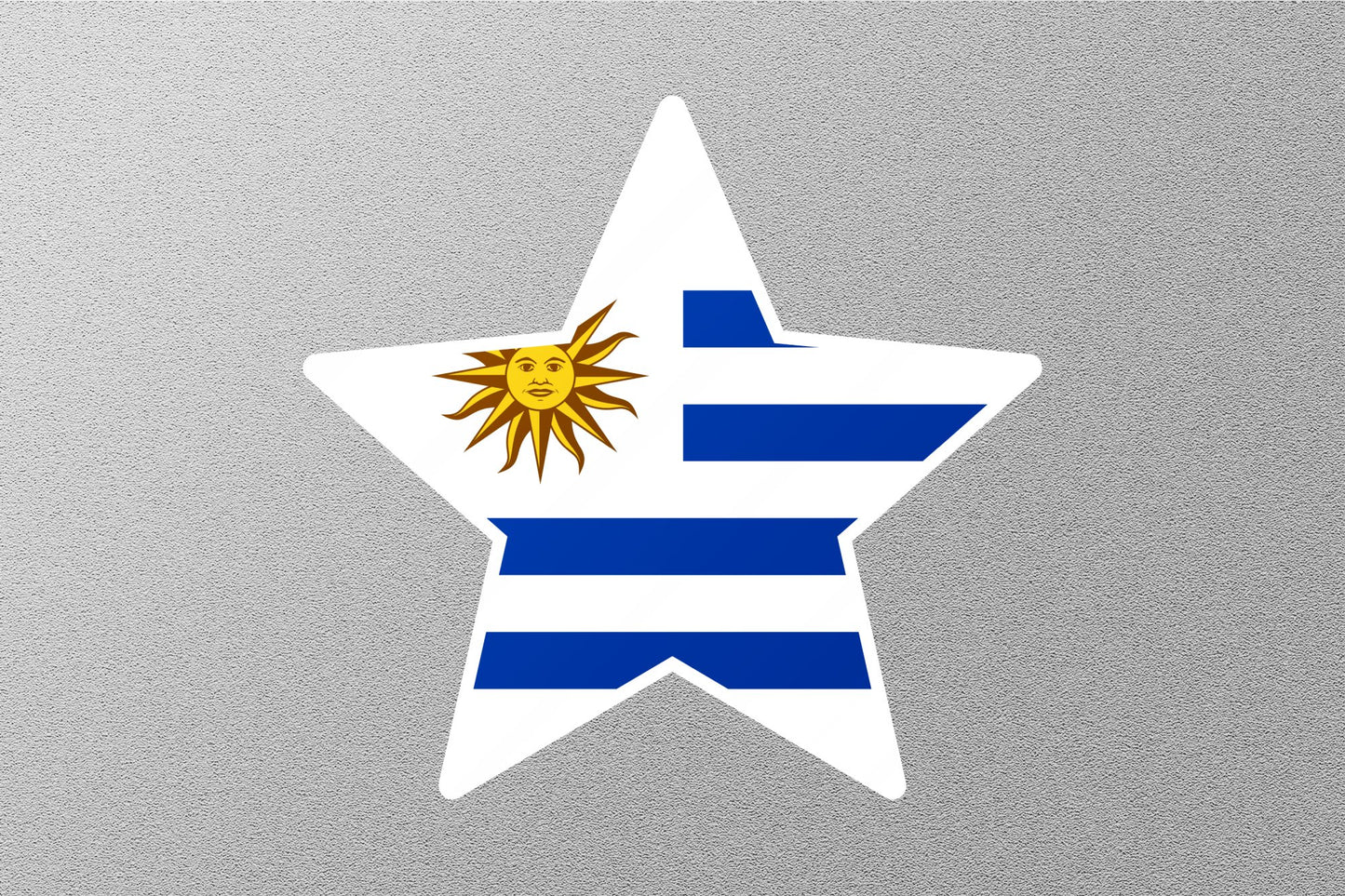 Wholesale Uruguay Star Flag Sticker