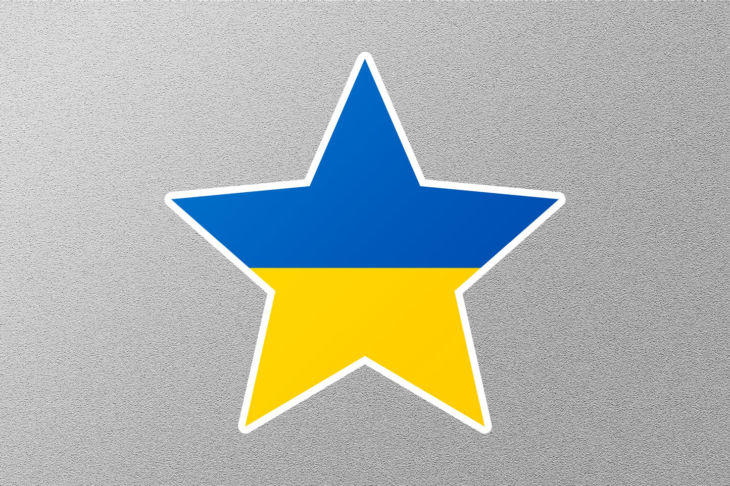 Wholesale Ukraine Star Flag Sticker