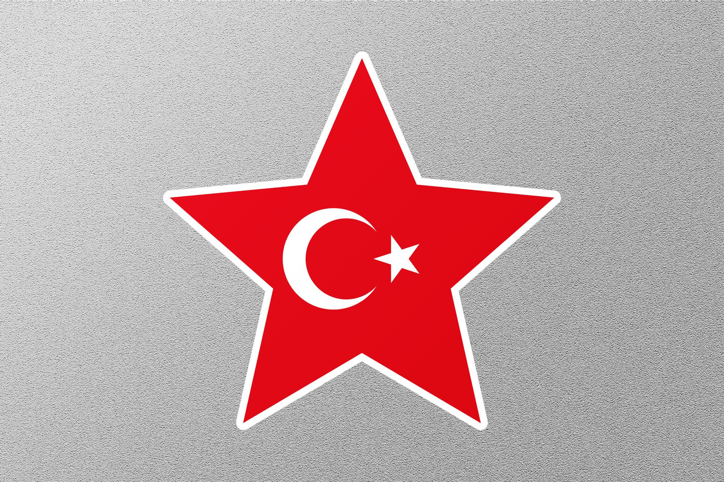 Wholesale Turkey Star Flag Sticker