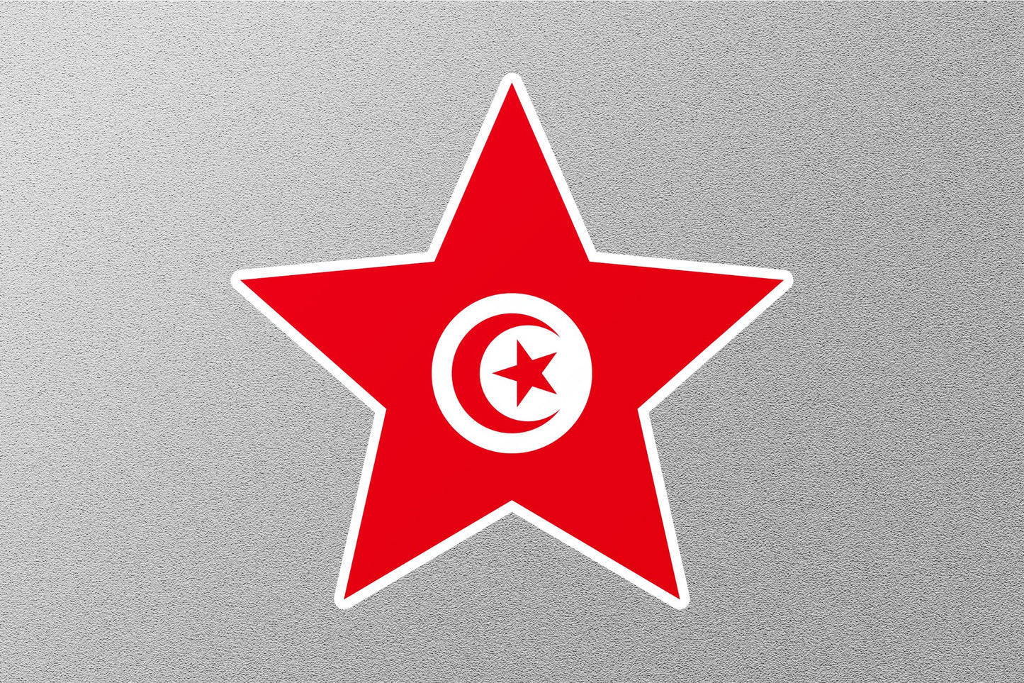 Wholesale Tunisia Star Flag Sticker