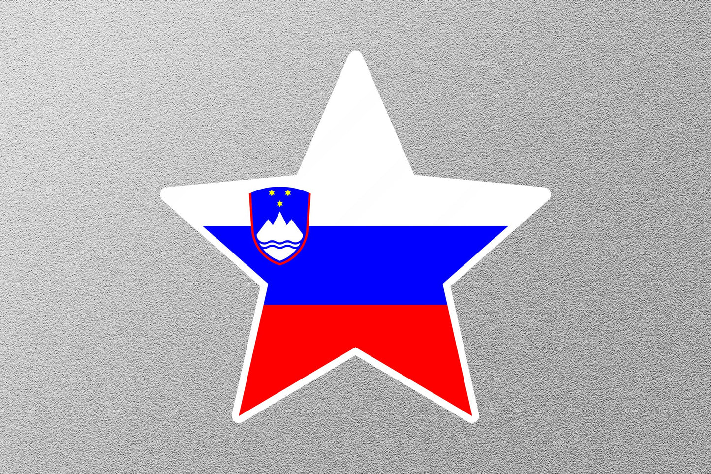 Wholesale Slovenia Star Flag Sticker
