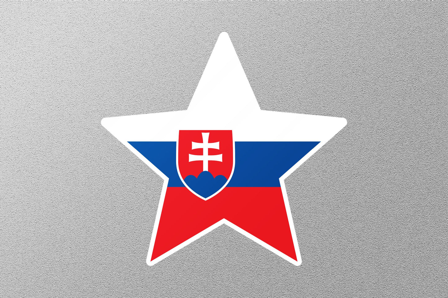 Wholesale Slovakia Star Flag Sticker