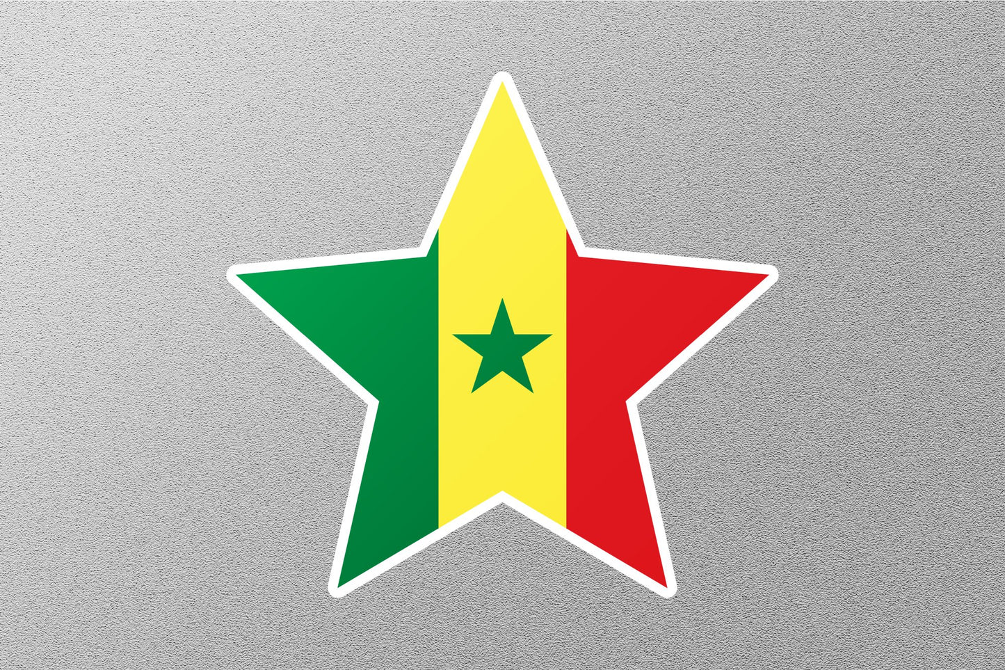 Wholesale Senegal Star Flag Sticker