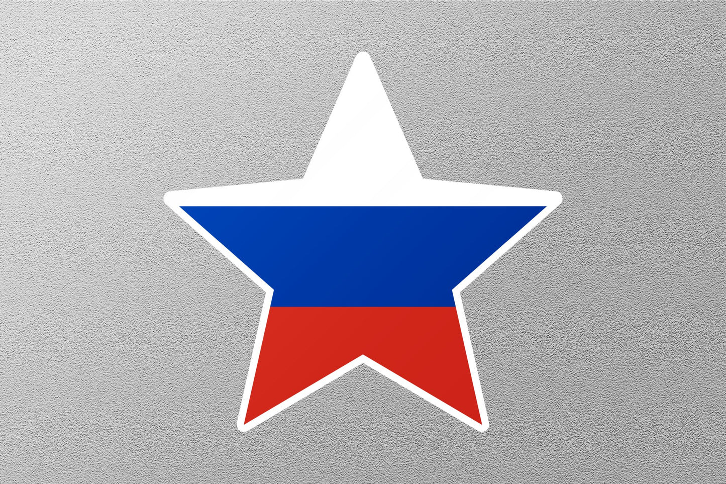 Wholesale Russia Star Flag Sticker