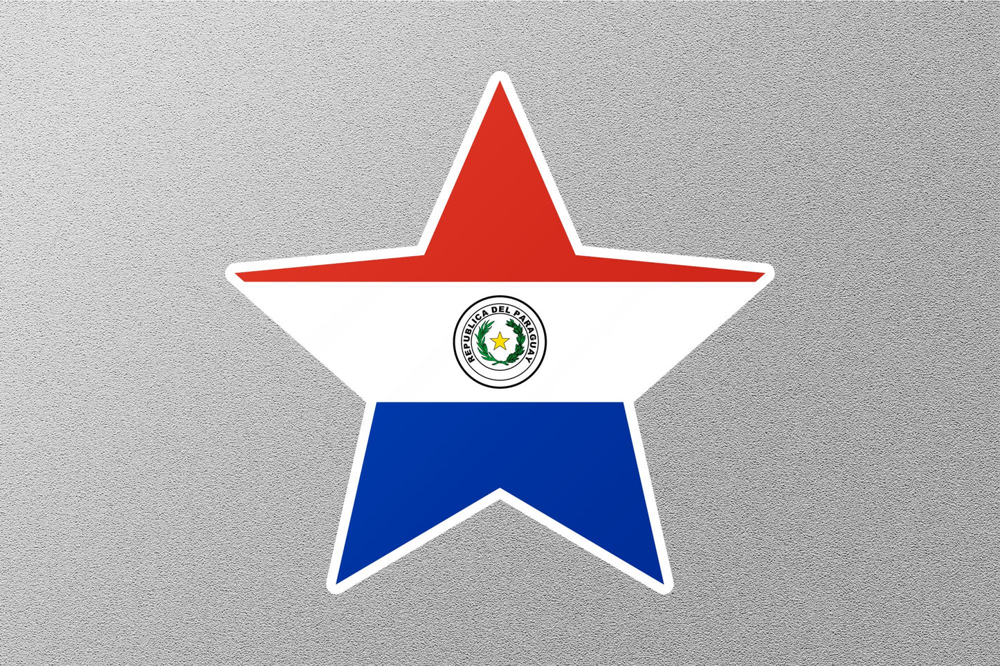 Wholesale Paraguay Star Flag Sticker
