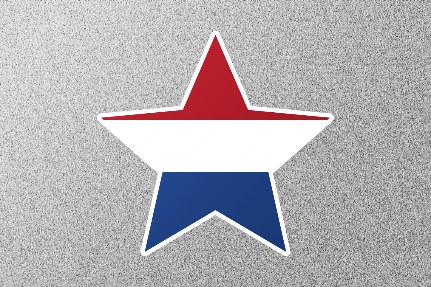 Wholesale Netherlands Star Flag Sticker