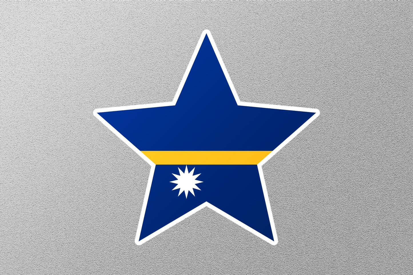 Wholesale Nauru Star Flag Sticker