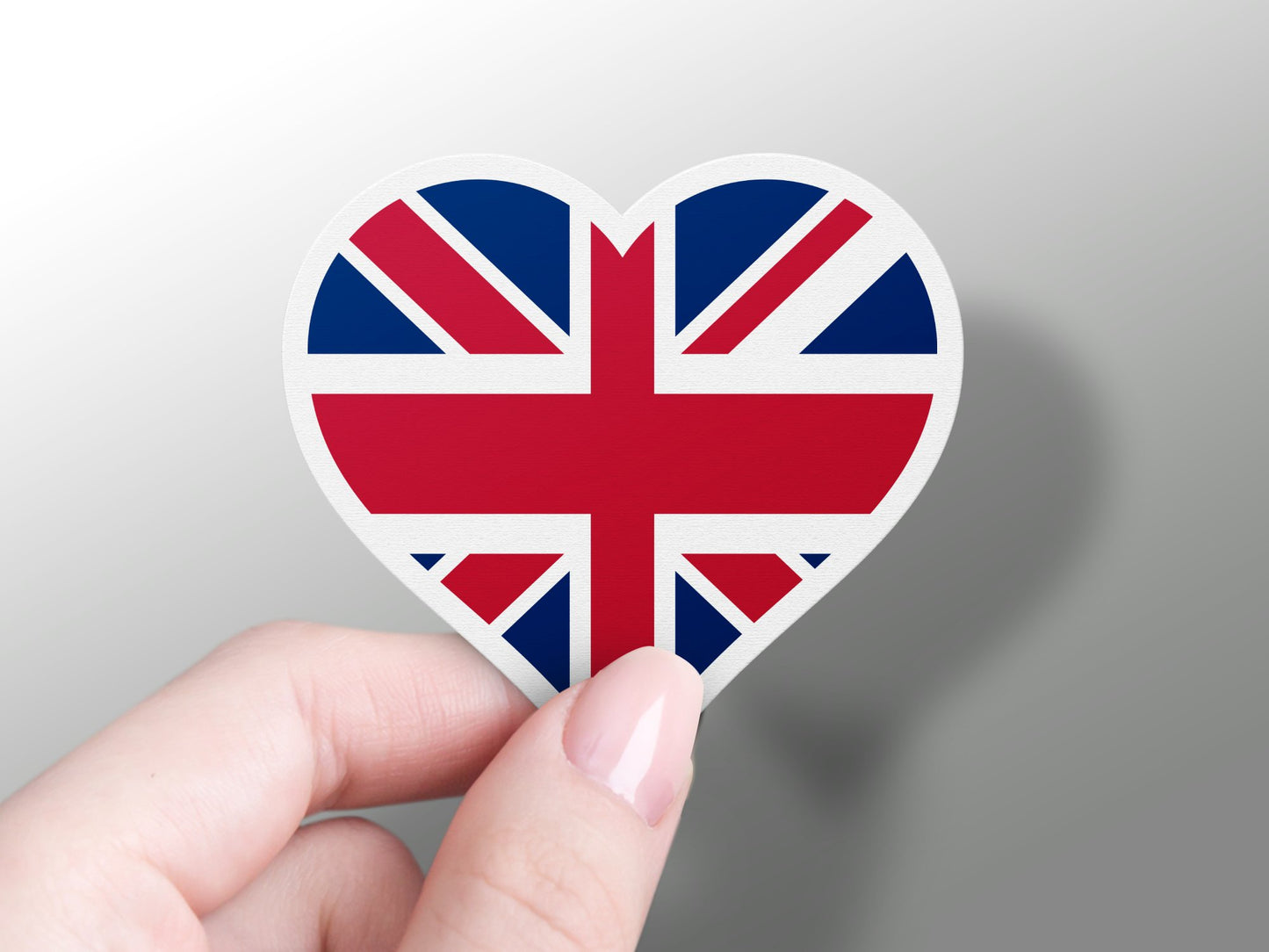 Wholesale Heart British Flag Sticker
