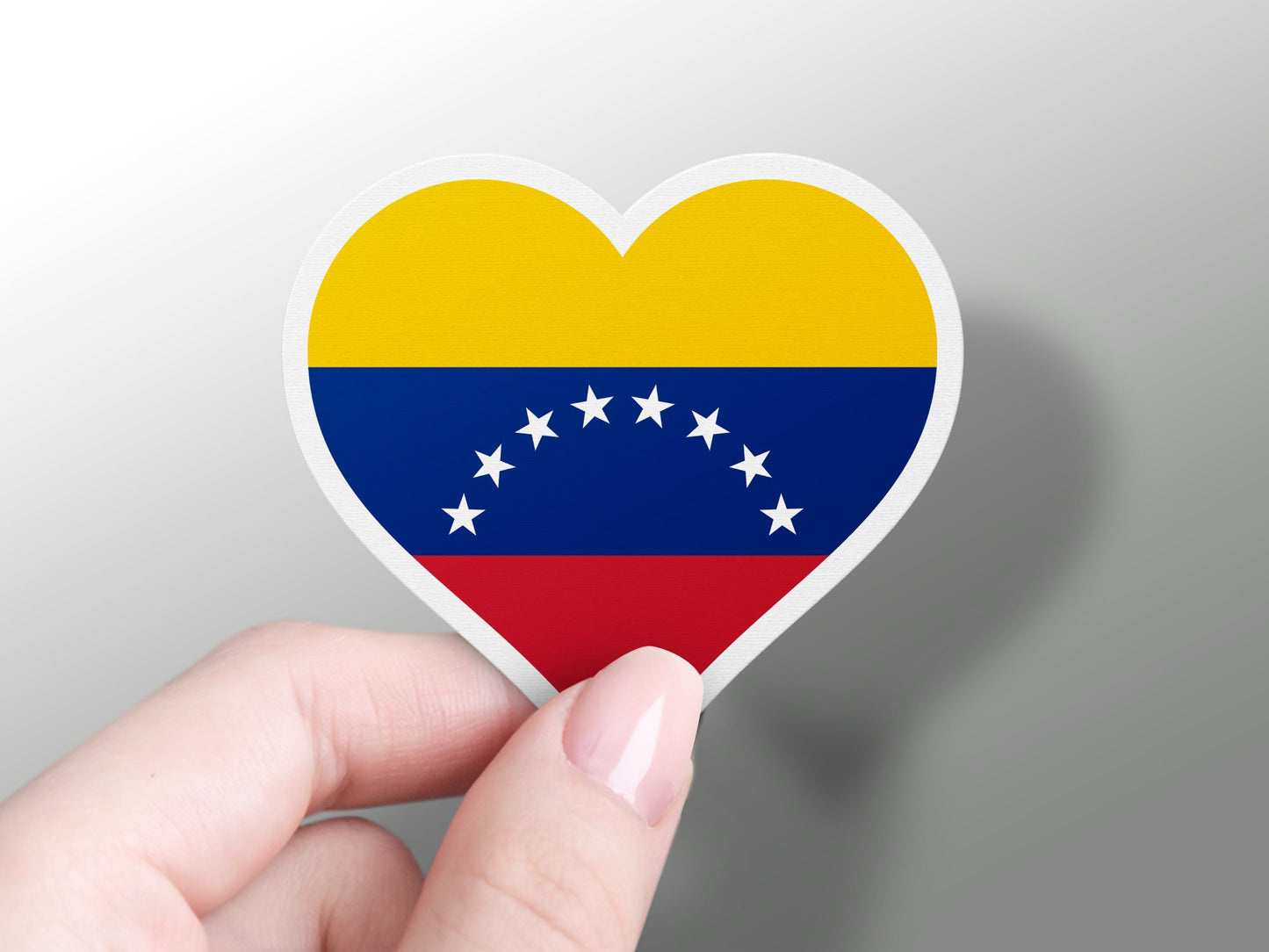 Wholesale Venezuela Heart Flag Sticker
