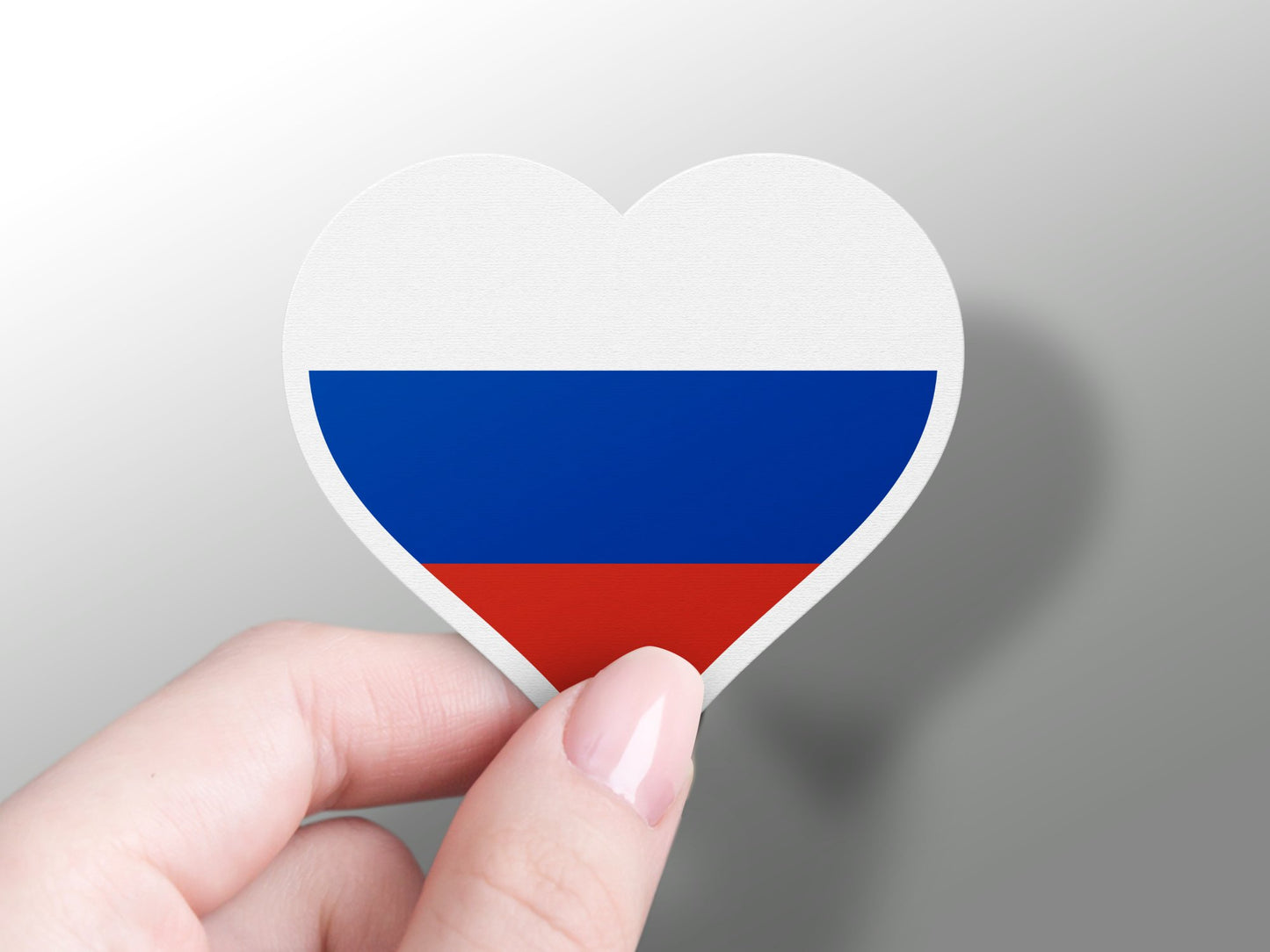Wholesale The Czech Republic Heart Flag Sticker