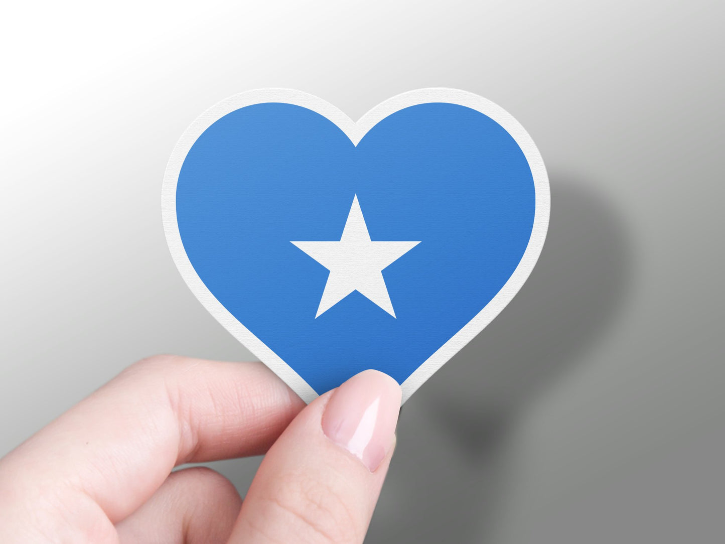 Wholesale Somalia Heart Flag Sticker