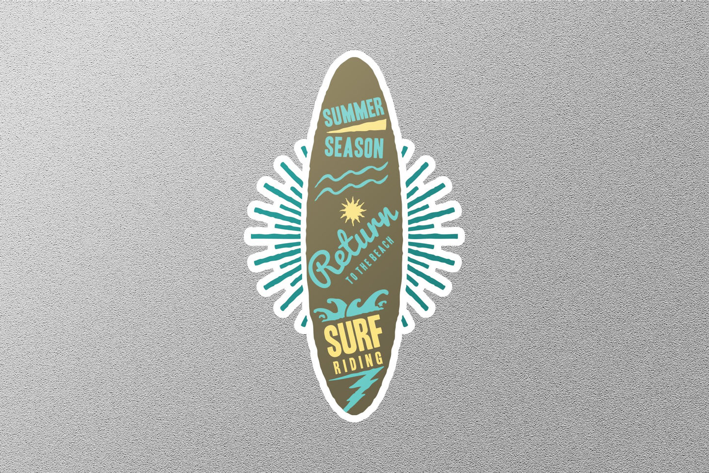 Wholesale Surf Riding Sticker