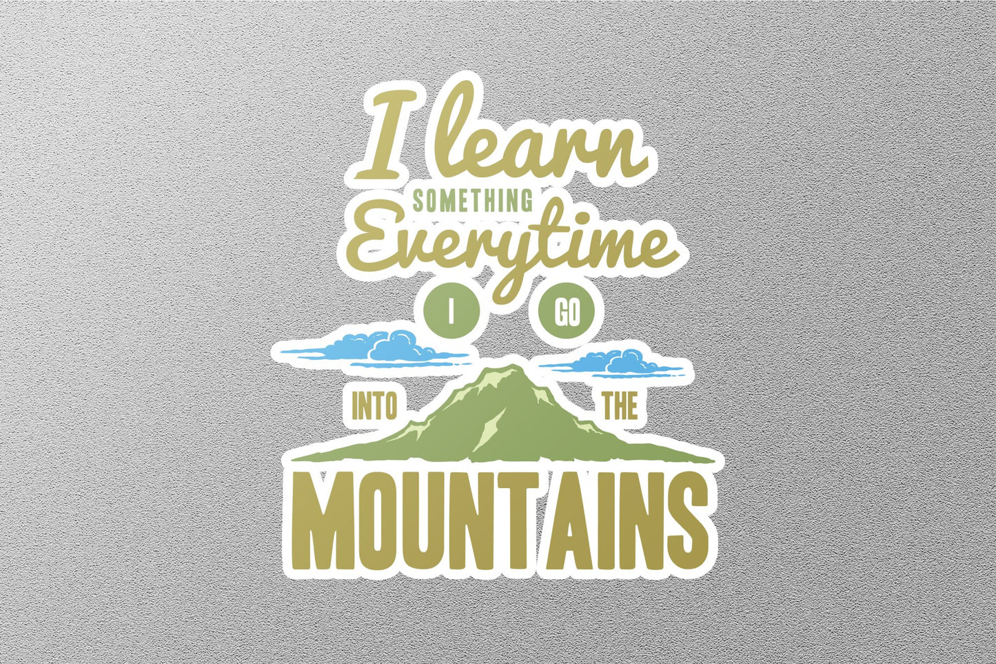 Mountains Sticker