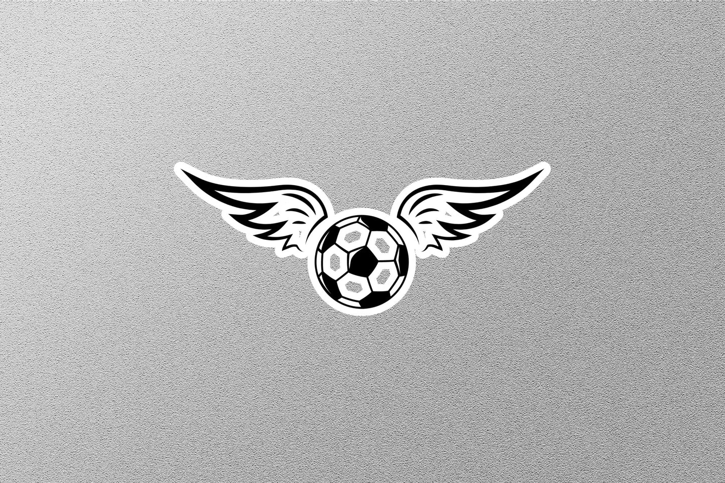 Wholesale Winged Football Sticker