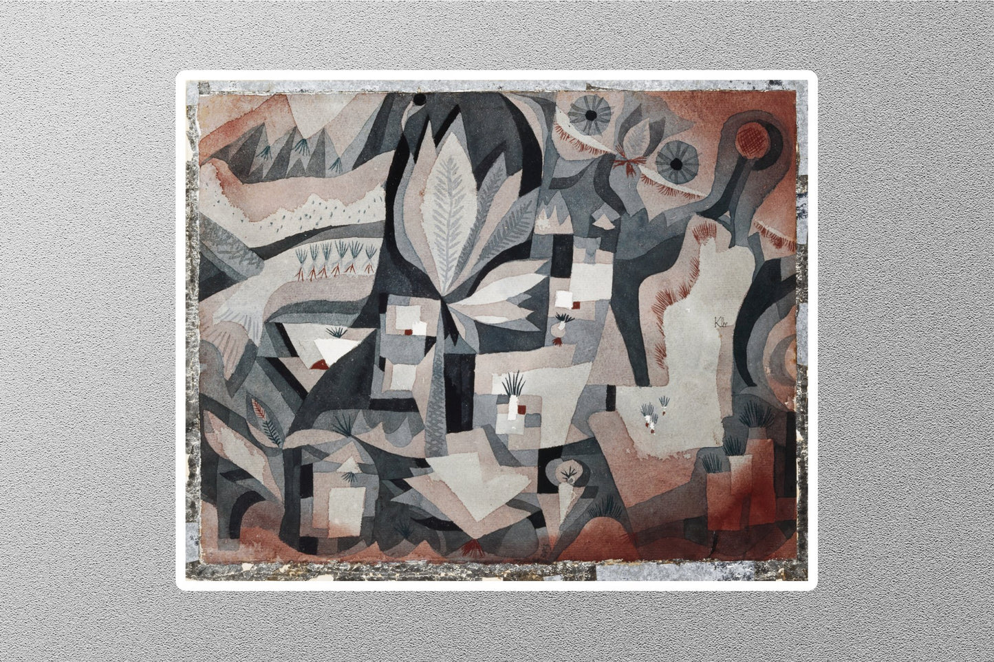 Wholesale Dry-Cool Garden Paul Klee Sticker