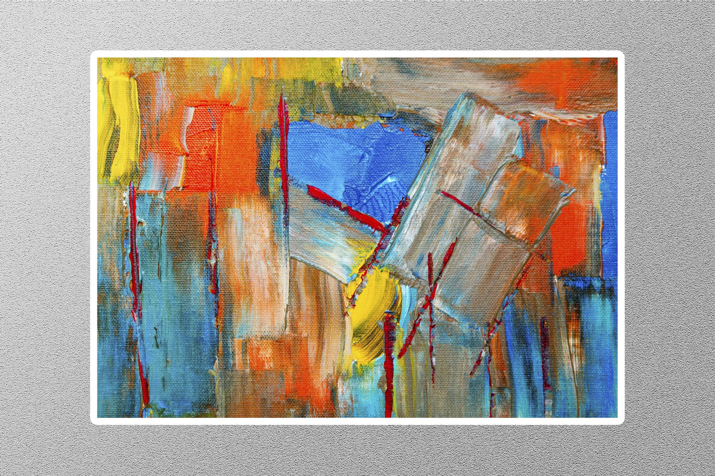 Wholesale Colorful Abstract Steve Johnson Sticker