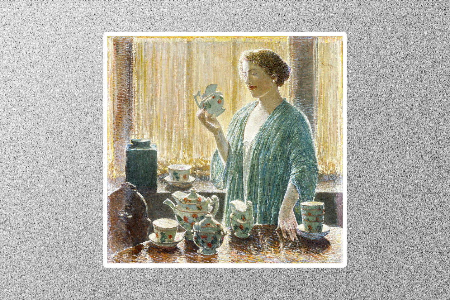 Wholesale Strawberry Tea Set, 1912 Childe Hassam Sticker