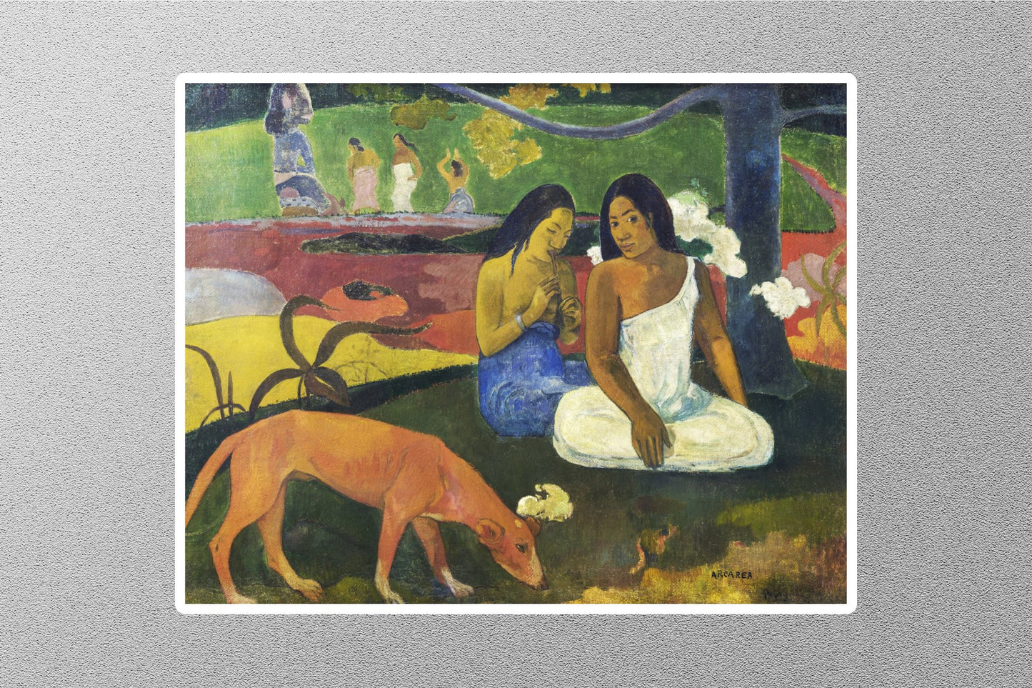 Wholesale The Red Dog Jigsaw Paul Gauguin Sticker