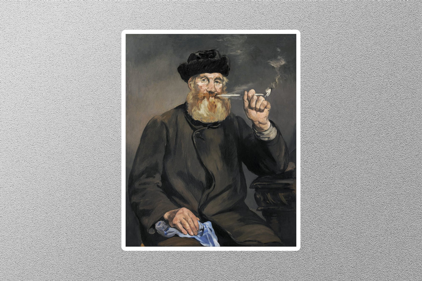 Wholesale Man Smoking a Pipe Edouard Manet Sticker
