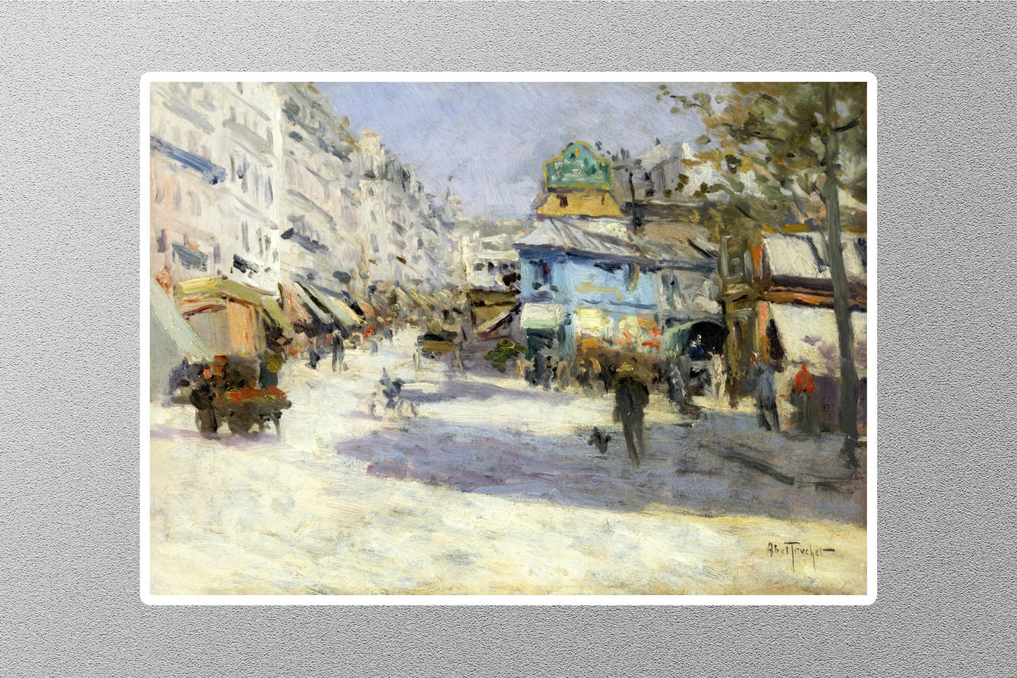 Wholesale The Corner of Rue Puget and Place Blanche Sticker